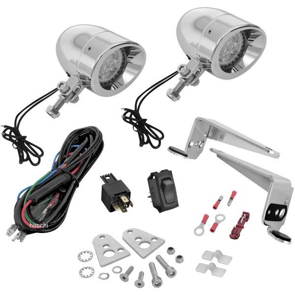 30-102L 411554 ショークローム Show Chrome 2-3/8インチ LED ドライビング ライト キット 10年以降 ビクトリー HD店 | 