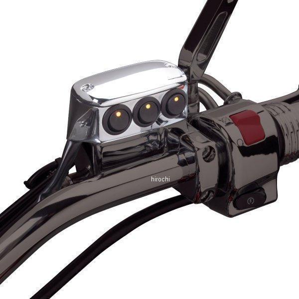 52-605A 418019 ショークローム Show Chrome LED 3ボタン スイッチ ブレーキサイド クローム JP店