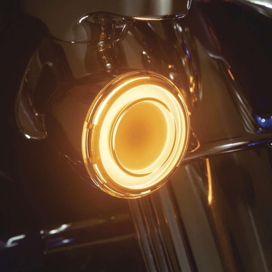 kur2904 クリアキン Kuryakyn LED ウインカー Tracer アンバー