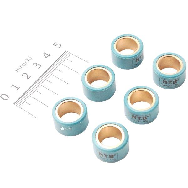 【メーカー在庫あり】 WY20-10.0 NTB ウエイトローラー NMAX125 トリシティ 20φX12mm 10.0g 1セット6個入り JP店 | NTB