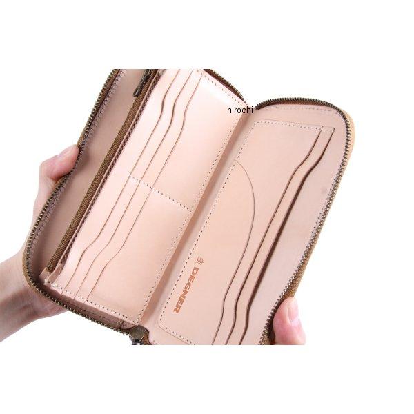 【メーカー在庫あり】 W-92 デグナー DEGNER ロングZIPウォレット タン JP店の画像
