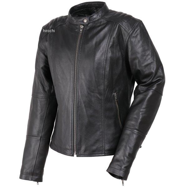 DEGNER フード付きレザージャケット グレーレディースM