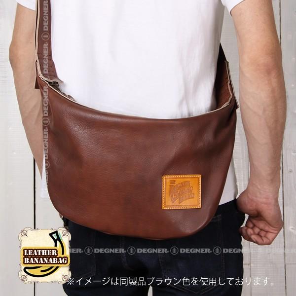 【メーカー在庫あり】 W-105 デグナー DEGNER レザー ボディバッグ 黒 JP店_3