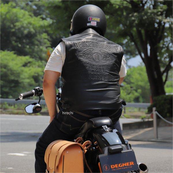 DEGNER デグナー レザーベスト ウエスタン Lサイズ ブラック DEGNER（デグナー） 【メーカー在庫あり】 V-17 レザーベスト 黒 L