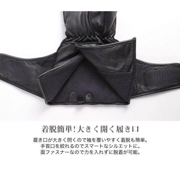 【メーカー在庫あり】 WG-35 デグナー DEGNER ガントレットレザーグローブ 黒 Mサイズ JP店｜hirochi｜02