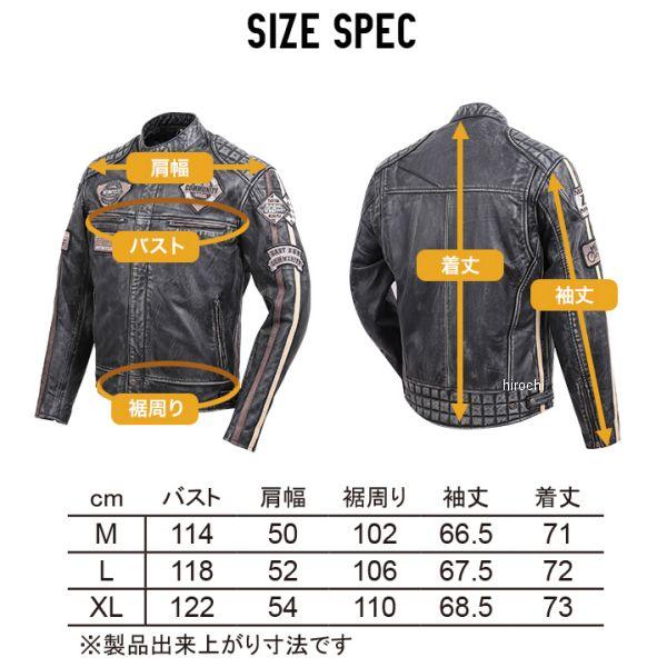 【メーカー在庫あり】 20SJ-7 デグナー DEGNER シープレザージャケット 黒/イエロー Mサイズ JP店_2