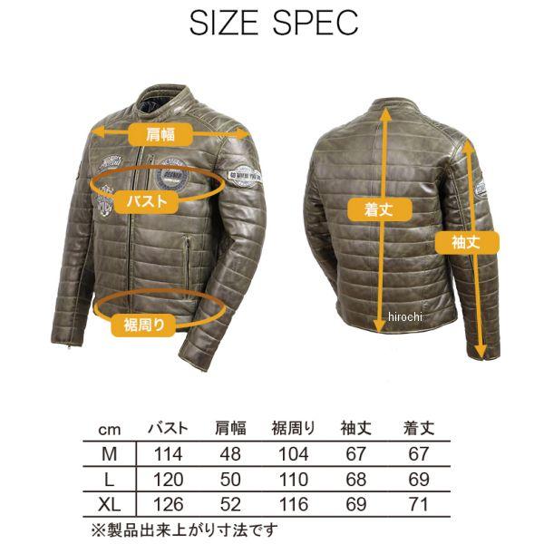 20WJ-4 デグナー DEGNER ワックスレザーキルティングジャケット 黒 XLサイズ JP店