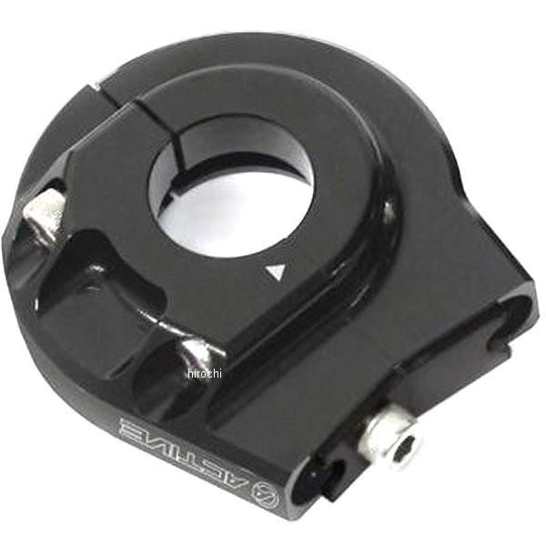 【メーカー在庫あり】 1060358 アクティブ ACTIVE アルミスロットルホルダー エボタイプ2 ラージ 汎用 黒 JP店