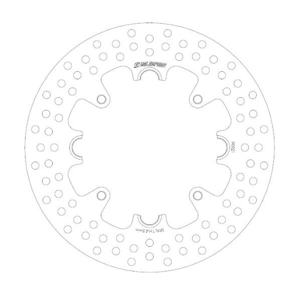 GSBDR0023 ゲイルスピード GALE SPEED モノフローティングディスク
