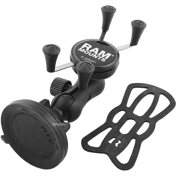 【メーカー在庫あり】 RAP-B-166-2-UN7U ラムマウント RAM MOUNT Xグリップ&サクションベースセット スマートフォン用 黒 JP店 | 
