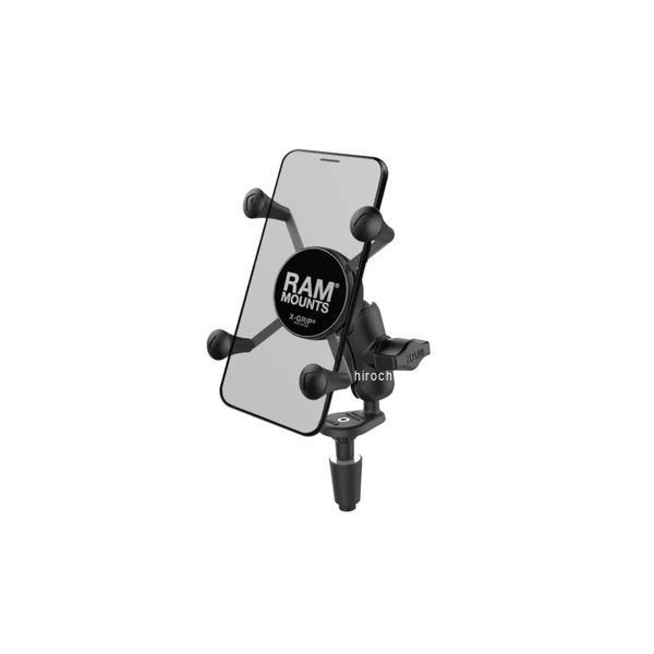 【メーカー在庫あり】 RAM-B-176-A-UN7U ラムマウント RAM MOUNT Xグリップ&ステムマウント スマートフォン用 テザー付 黒 JP店 |  | 02