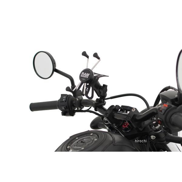 【メーカー在庫あり】 RAM-B-149Z-UN10U ラムマウント RAM MOUNT Xグリップ&U字ハンドルバークランプ ファブレット用 テザー付 黒 JP店 |  | 01