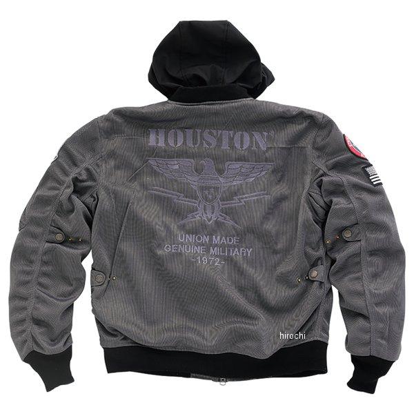 HTVA2321SGMM HTVA-2321S ヒューストン HOUSTON 春夏モデル メッシュジャケット MA-1 BLACK KNIGHTS M/C ガンメタ Mサイズ JP店の画像