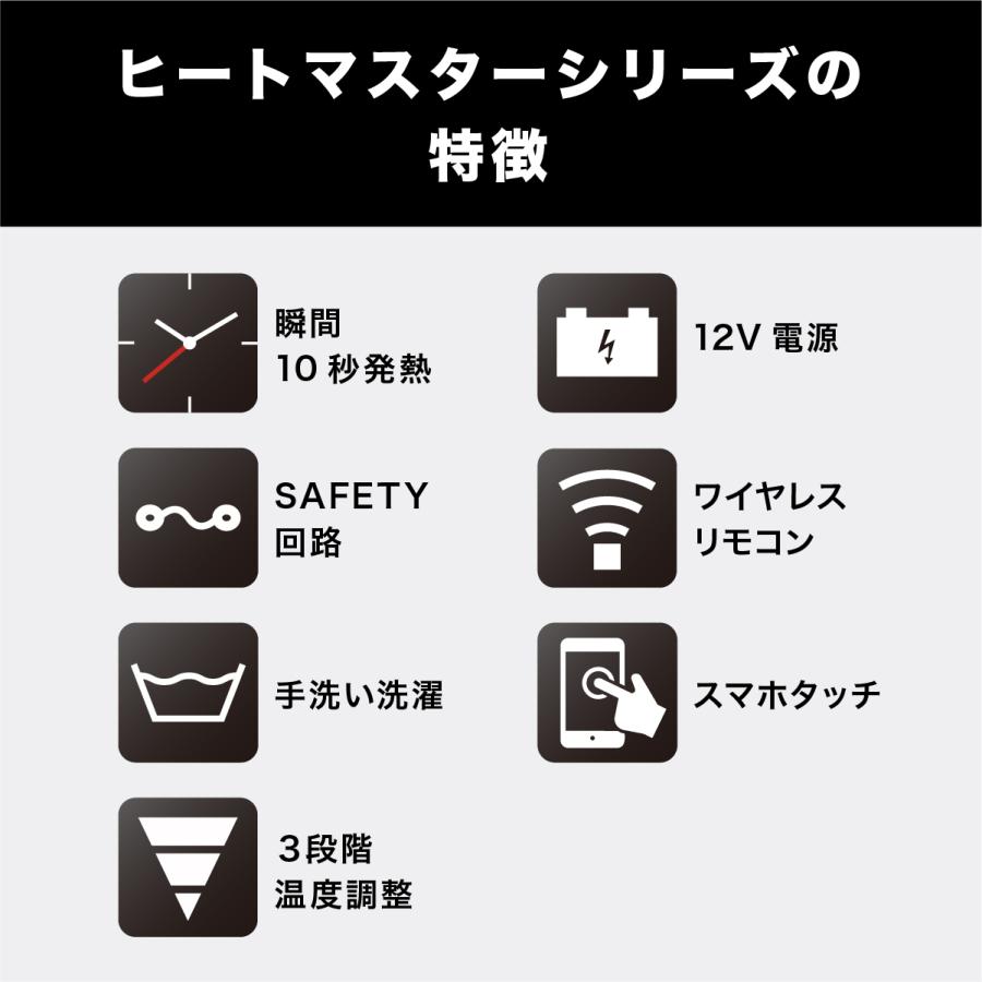 5100006 ヒートマスター 秋冬モデル 電熱 ヒートグローブ 1.6A TYPE-1
