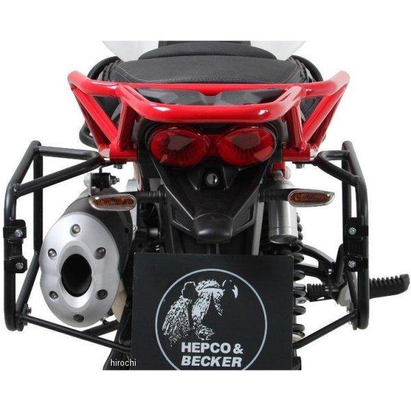 653554 00 01 ヘプコアンドベッカー HEPCO&BECKER サイドキャリア エンデューロ 19年-20年 MOTO GUZZI 黒 JP店_1