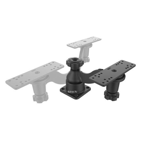 【メーカー在庫あり】 RAM-109HU ラムマウント RAM MOUNTS 魚探マウントセット スクエアベース スイング式 JP店の画像