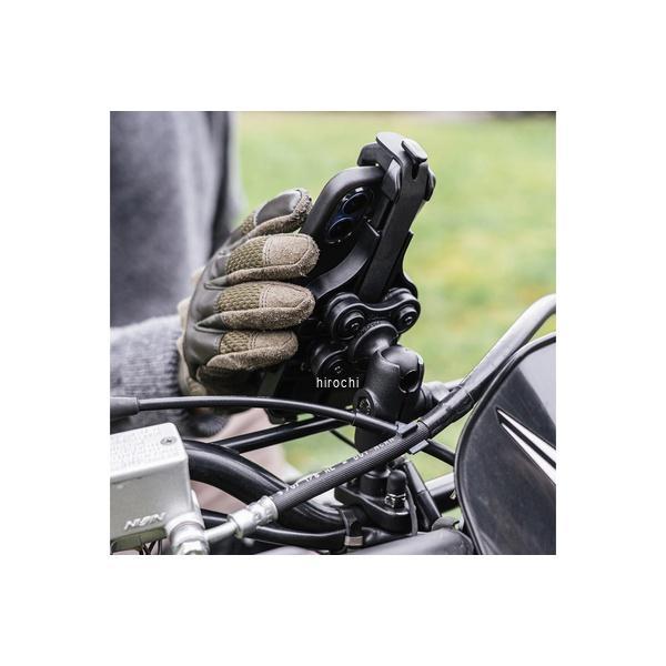【メーカー在庫あり】 RAM-B-149Z-A-PD5VU ラムマウント RAM MOUNT クイックグリッププロ クレイドルホルダー M ＆U字クランプベースセット ショートアの画像