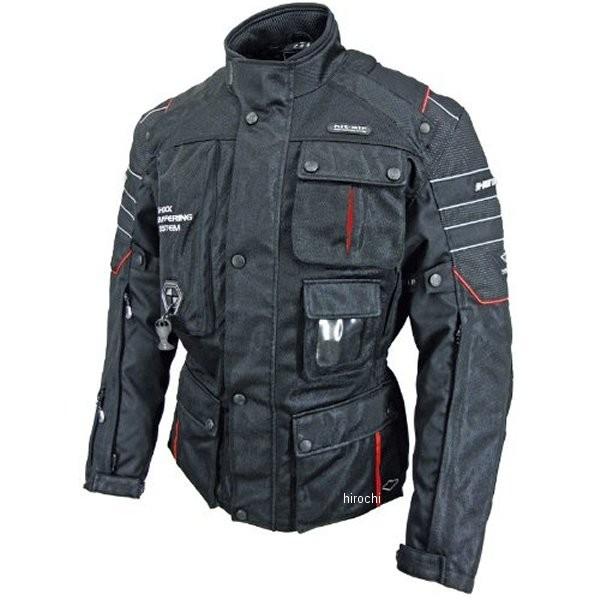 4560216415082 Motorrad-2 撲り付ける大気圏 hit-air エアバッグメッシュジャケット 黒/赤 L大きさ JP店