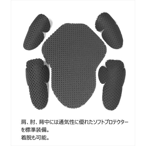 【メーカー在庫あり】 SS2302MJ-BD/LW エースカフェロンドン ACE CAFE LONDON 春夏モデル パデッドメッシュジャケット バーガンディ ワイド LWサイズ J_3
