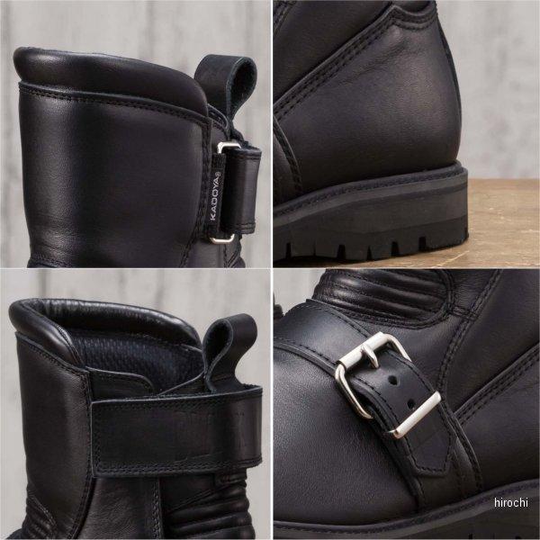 オンライン購入 NO4313-0BK27.5 4313 カドヤ KADOYA レザーブーツ BLACK ANKLE 黒 27.5cm JP店