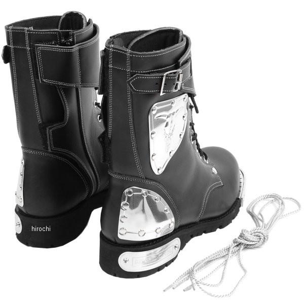 HAMMER BOOTS SHORT / ブラック/シルバー