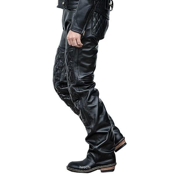 2270 カドヤ KADOYA 秋冬モデル レザーパンツ EVO-PANTS 2 黒 33インチ 