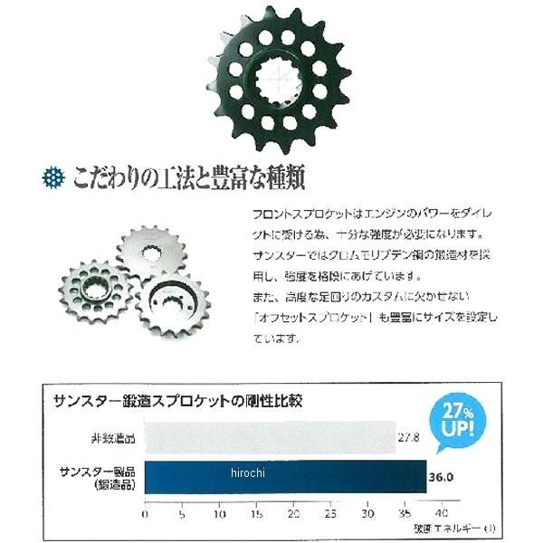 378-13 サンスター SUNSTAR フロント スプロケット 520/13T 01年-16年
