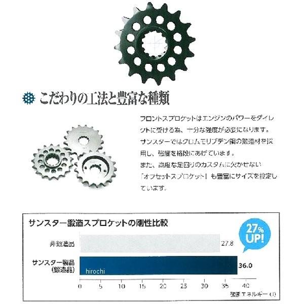 S333-16 サンスター SUNSTAR フロント スプロケット スペーサー付き