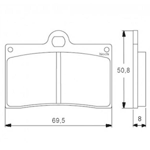 403-AGPA032-EV1 アコサット ACCOSSATO ブレーキパッド AGPA32 エボリューションEV1 GILERA SATURNO500、SATURNO350、GAS GAS SM125 JP店