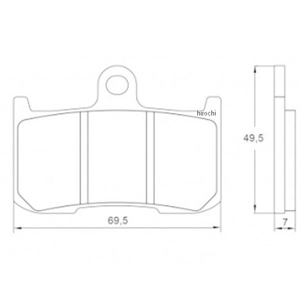 403-AGPA038-EV1 アコサット ACCOSSATO ブレーキパッド AGPA38 エボリューションEV1 B-KING、ZX-9R、Z800 JP店