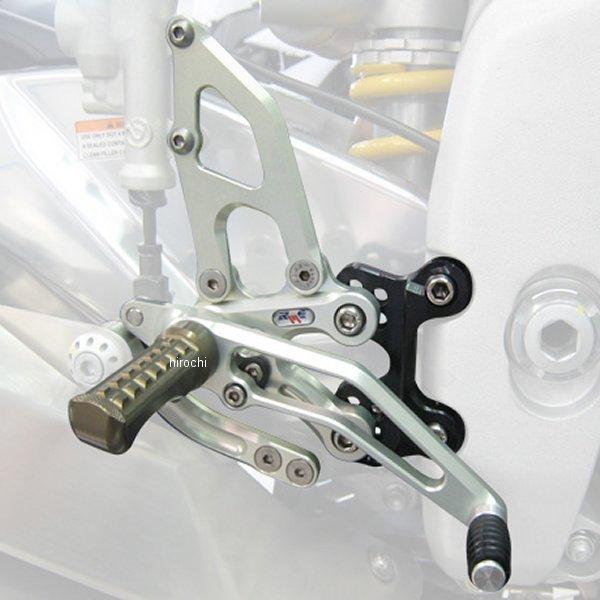 RME-001-B0002A ロビーモトエンジニアリング バックステップ EVO-S 09年-14年 BMW S1000RR シルバー JP店