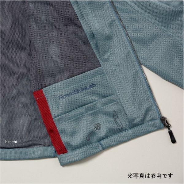 【メーカー在庫あり】 ROJ125 ロッソスタイルラボ Rosso StyleLab 春夏モデル スタイルアップメッシュジャケット S.グレー L+サイズ JP店_4