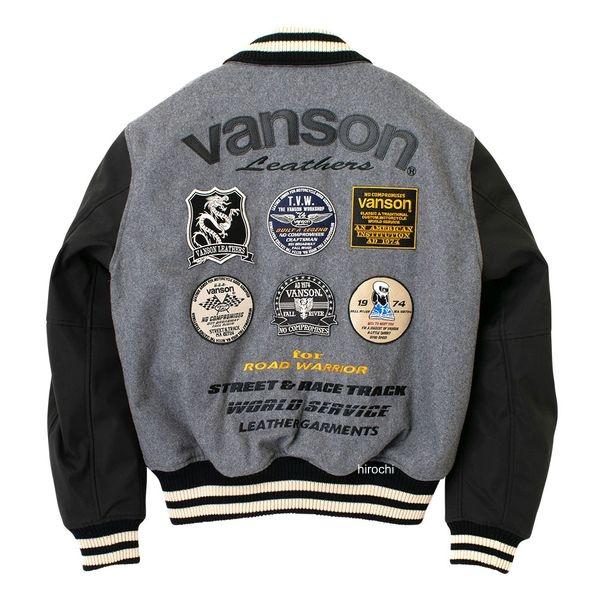 【メーカー在庫あり】 VS25107W バンソン VANSON 2025年秋冬モデル AWARD ジャケット グレー、ブラック XLサイズ JP店_1
