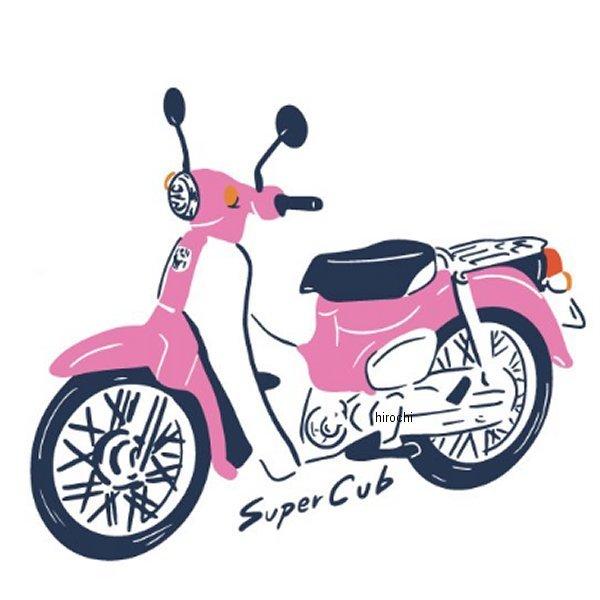 21hd01 06 ホンダ スーパーカブ Tシャツ イラストタッチプリント Xlサイズ 白 ピンク Jp店 ヒロチー商事 通販 Paypayモール