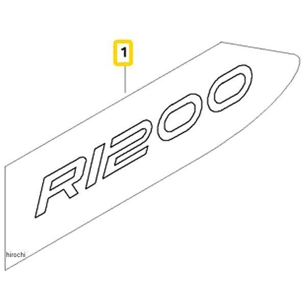 46638528384 BMW純正 エンブレム R1200 RH JP店