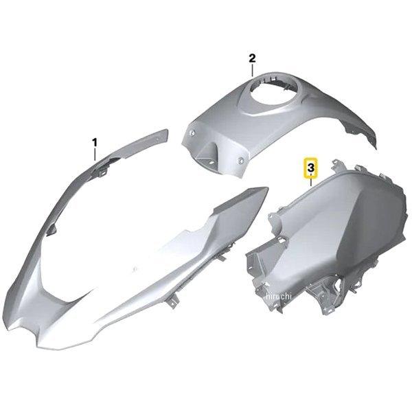 46638567801 BMW純正 フューエルタンクカバー LH GREY JP店