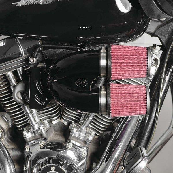 【USA在庫あり】 ssc170-0637A S\u0026Sサイクル S\u0026S Cycle エアクリーナーキット インダクション調整 08年-16年 FLH、FLT 黒 JP店