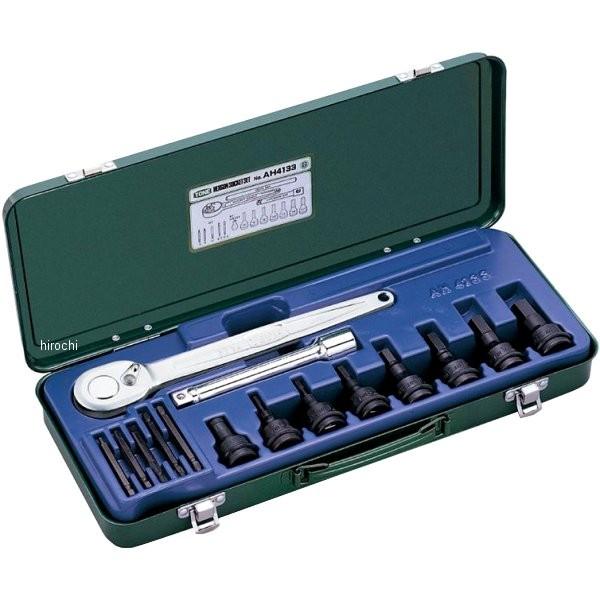 AH4133 トネ TONE インパクト用 ヘキサゴンソケットレンチセット 差込角 12.7mm (1/2インチ) JP店