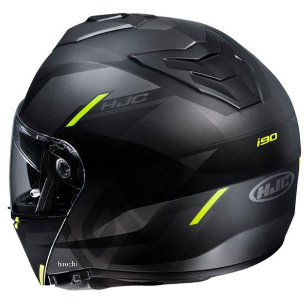HJC i90フルフェイスヘルメット ブラック/イエロー HJH222/XL