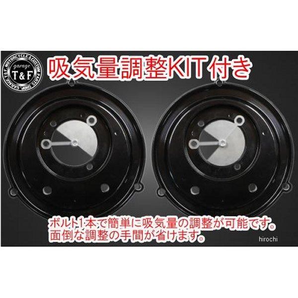 6092216 ガレージT＆F ラグジュアリーエアクリーナーキット フラワー&プッシュロッドカバーセット DS1100 コントラスト/メッキ JP店_1