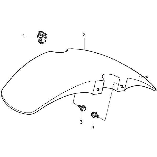 61100-NLA-000 ホンダレーシング HRC Fフェンダー NSR JP店｜hirochi