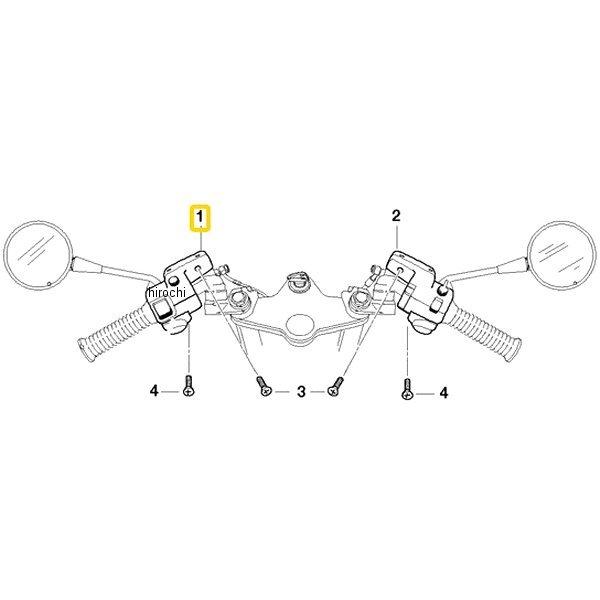 61317708345 BMW純正 メーター パネル スイッチ LH JP店