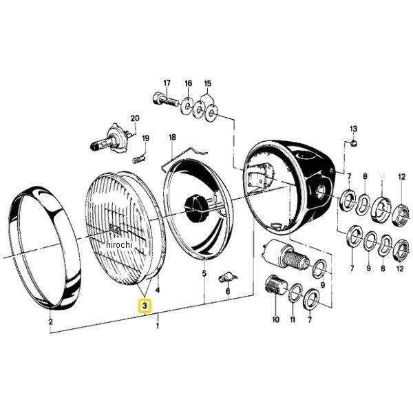63121358148 BMW純正 ヘッドライト レンズ JP店 バイク