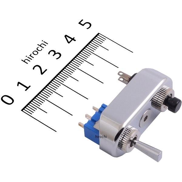 【メーカー在庫あり】 642230 ポッシュ POSH ミニスイッチ 汎用 プッシュ&トグルスイッチタイプ フラットレバー 22.2mmハンドル用 メッキ JP店 | 