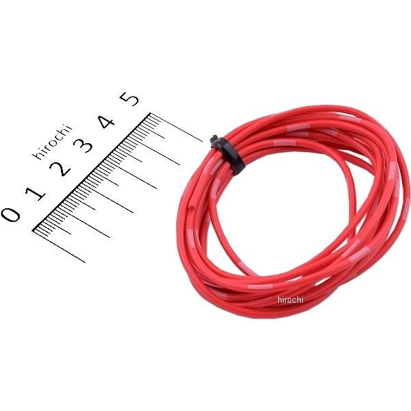 65097 デイトナ 純正色ハーネス 赤 一般用:4m(許容電力14A/12V) JP店 | DAYTONA（バイク用品）