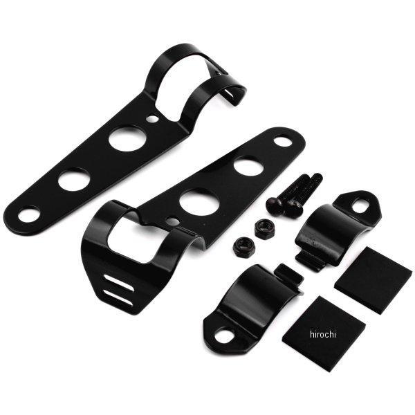 【メーカー在庫あり】 68077 デイトナ スチール製ヘッドライトブラケット 黒塗装仕上げ φ30-φ39 JP店 | DAYTONA（バイク用品）