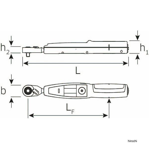 【メーカー在庫あり】 701/2NOBATTERY スタビレー STAHLWILLE 差込角1/4SQ デジタルトルクレンチ バッテリーナシ JP店の画像