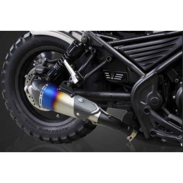 704111 ガレージT＆F スリップオン コンバットマフラー(ヒートグラデーション)シングルKIT レブル250 JP店 : ヒロチー商事 ...