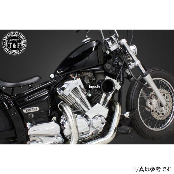 7082521 ガレージT\u0026F ファンネル (ブラック) \u0026プッシュロッドカバー (メッキ) SET ドラッグスター250 JP店の画像