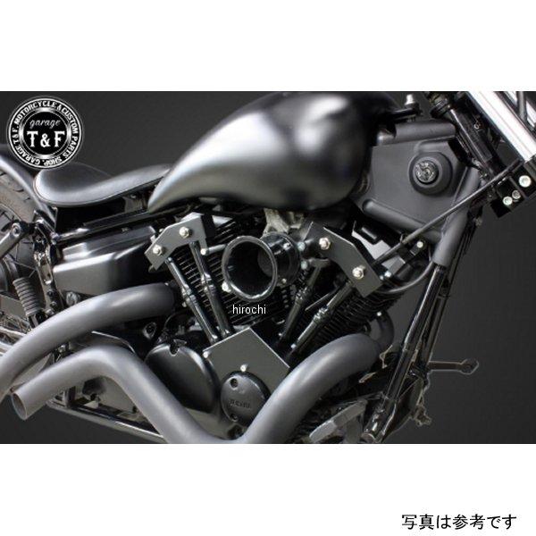 7082535 ガレージT\u0026F ファンネル (ブラック) \u0026プッシュロッドカバー (ブラック) SET ドラッグスター250 JP店の画像